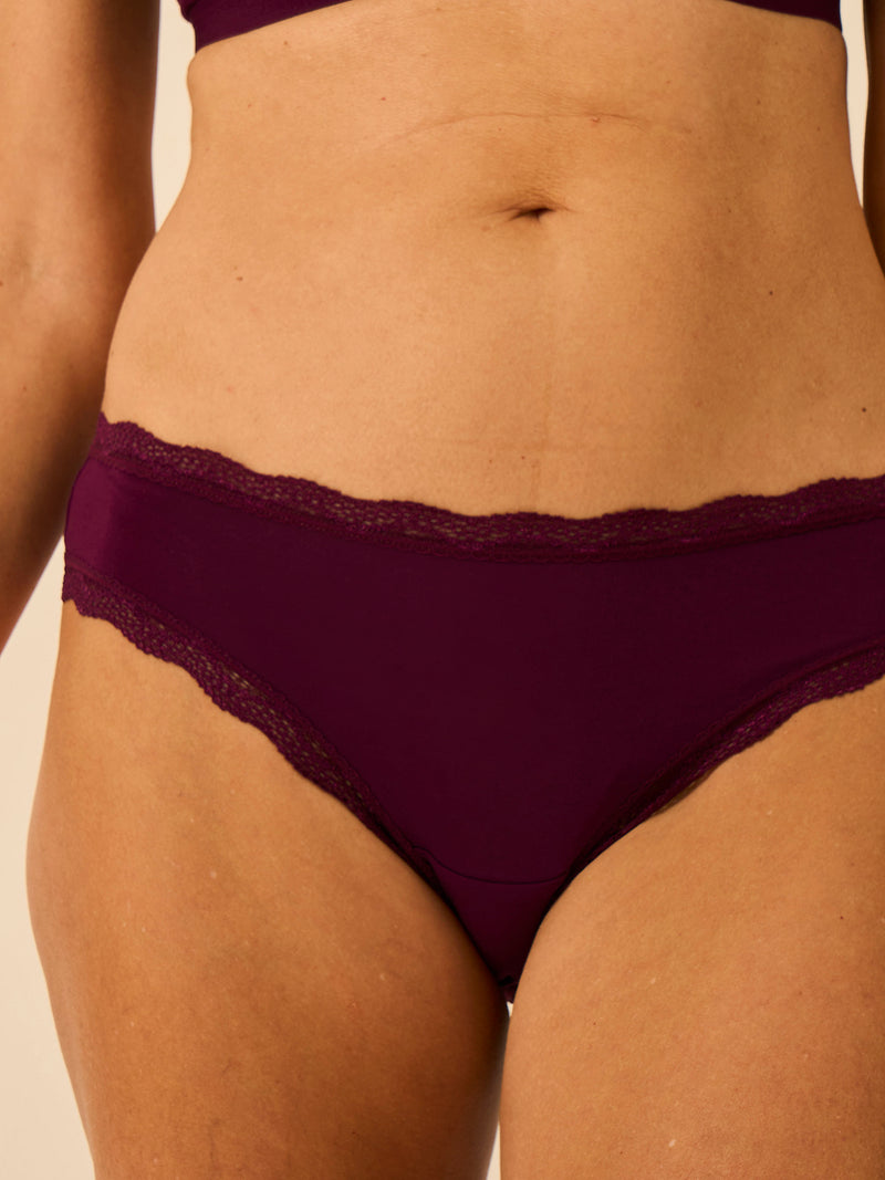 Brazilian Knicker - Black Cherry