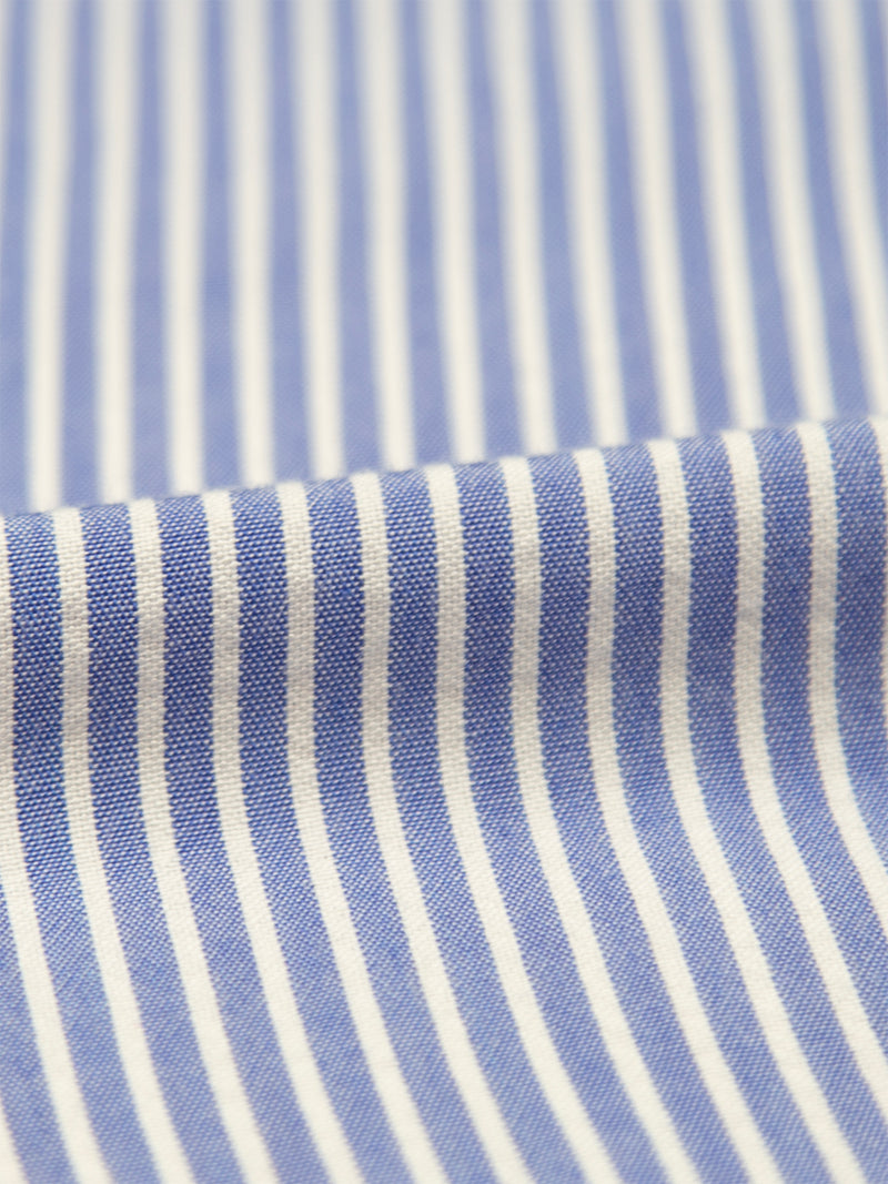 Seersucker Oversized Boyfriend Shirt - Amparo Blue Stripe Fast Track Sourcing FZC LLC