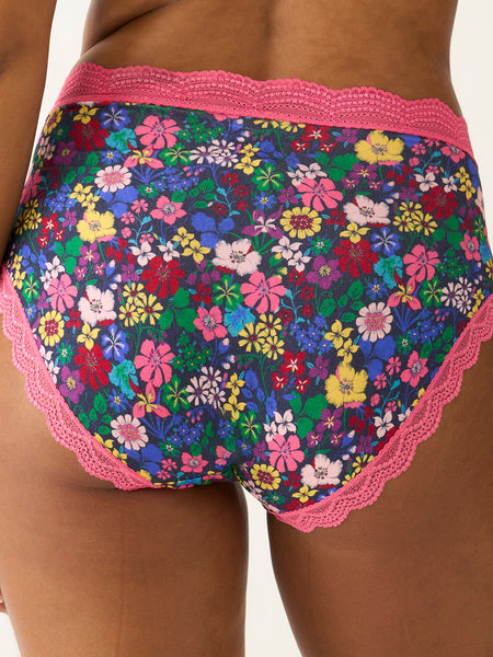 High Rise Knicker Four Pack - Boden x S&S Floral