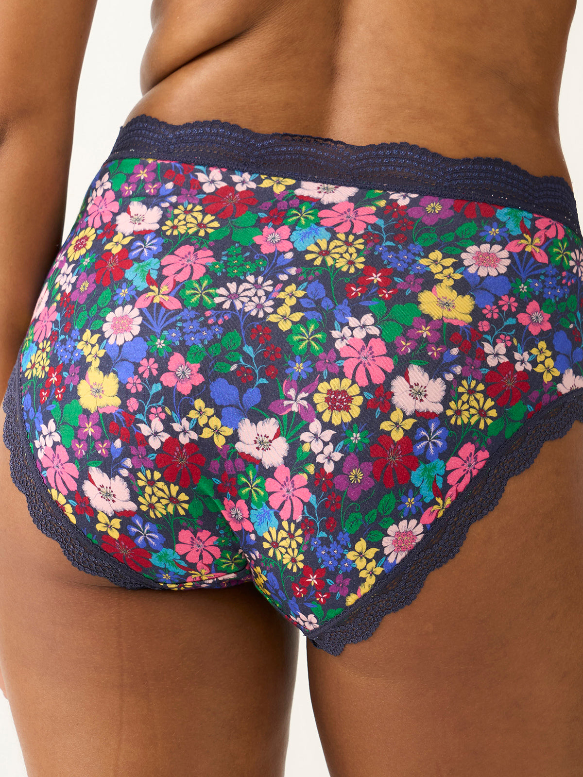 High Rise Knicker Four Pack - Boden x S&S Floral