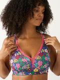 Lace Plunge Bra - Boden x S&S Floral