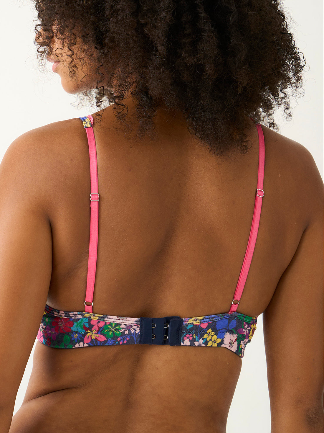 Lace Plunge Bra - Boden x S&S Floral
