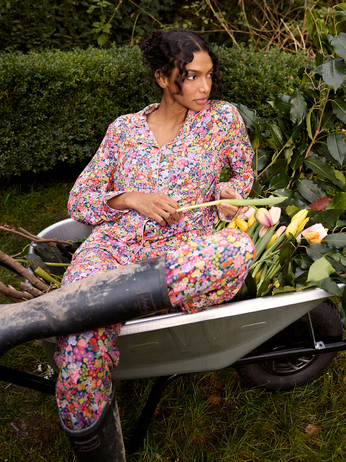 Long Pyjama Set - Botanical Bloom