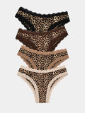 Brazilian Knicker Four Pack - True Leopard