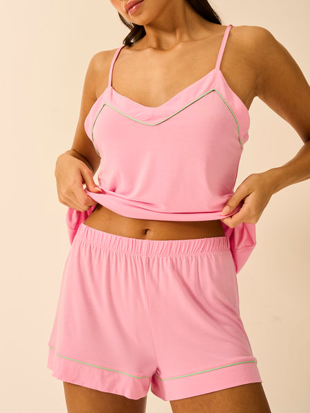 Cami & Short Pyjama Set - Candy Floss Brights