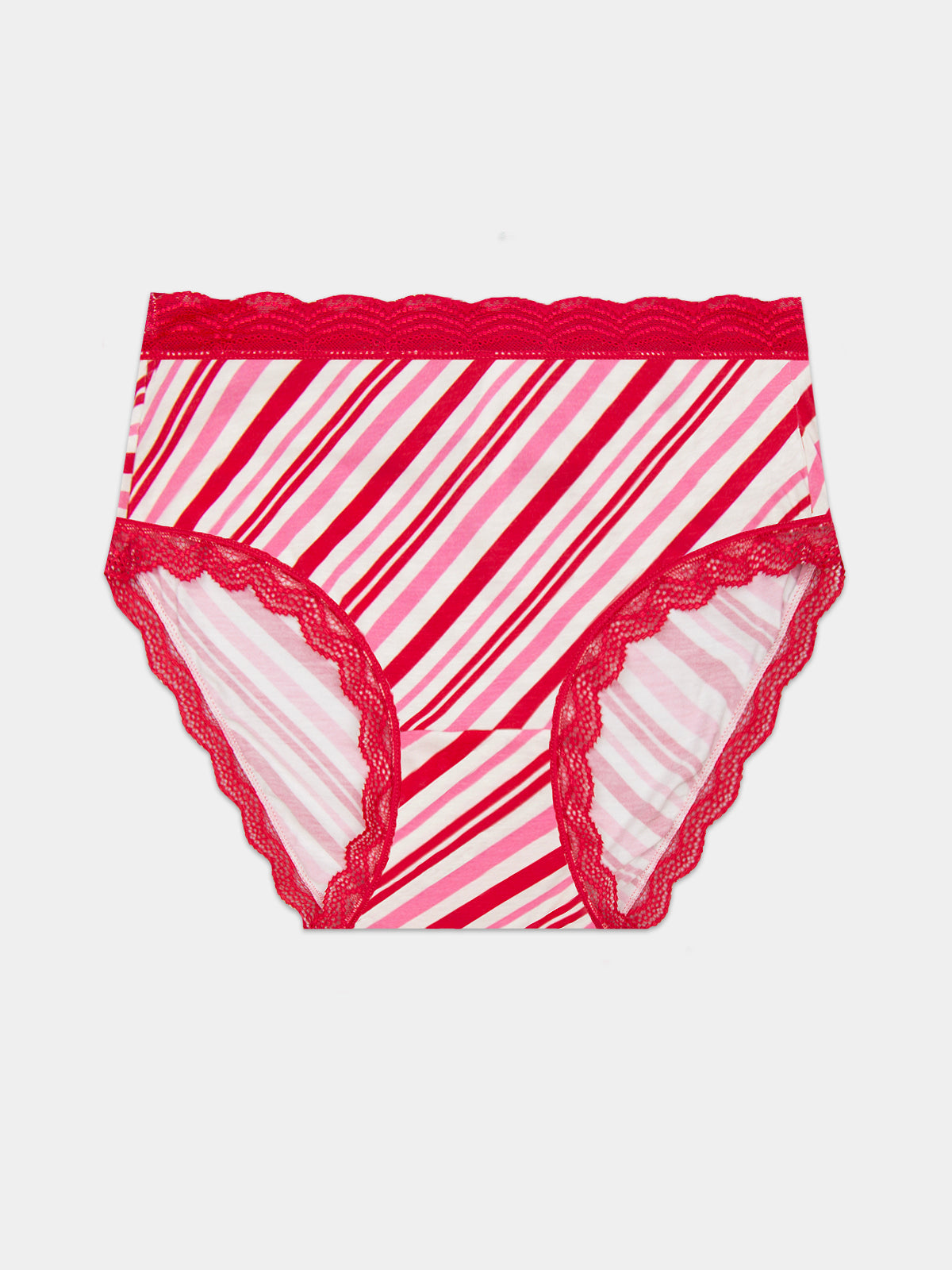 High Rise Knicker - Candy Cane Wishes Charming Garment Enterprises Co