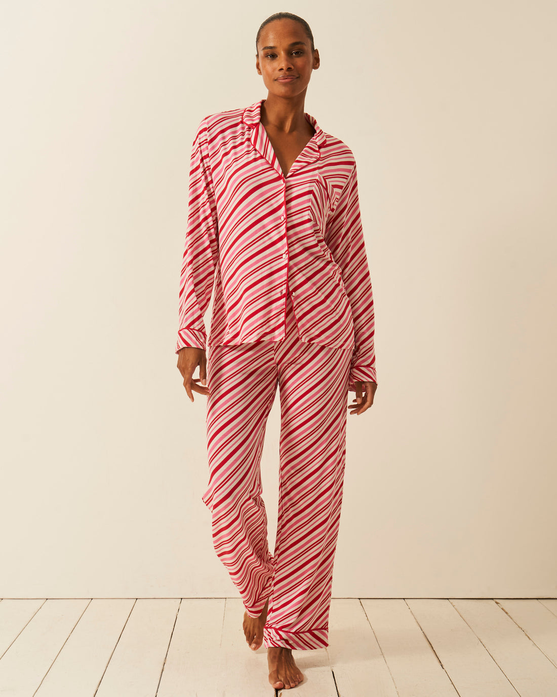 Long Pyjama Set - Candy Cane Wishes