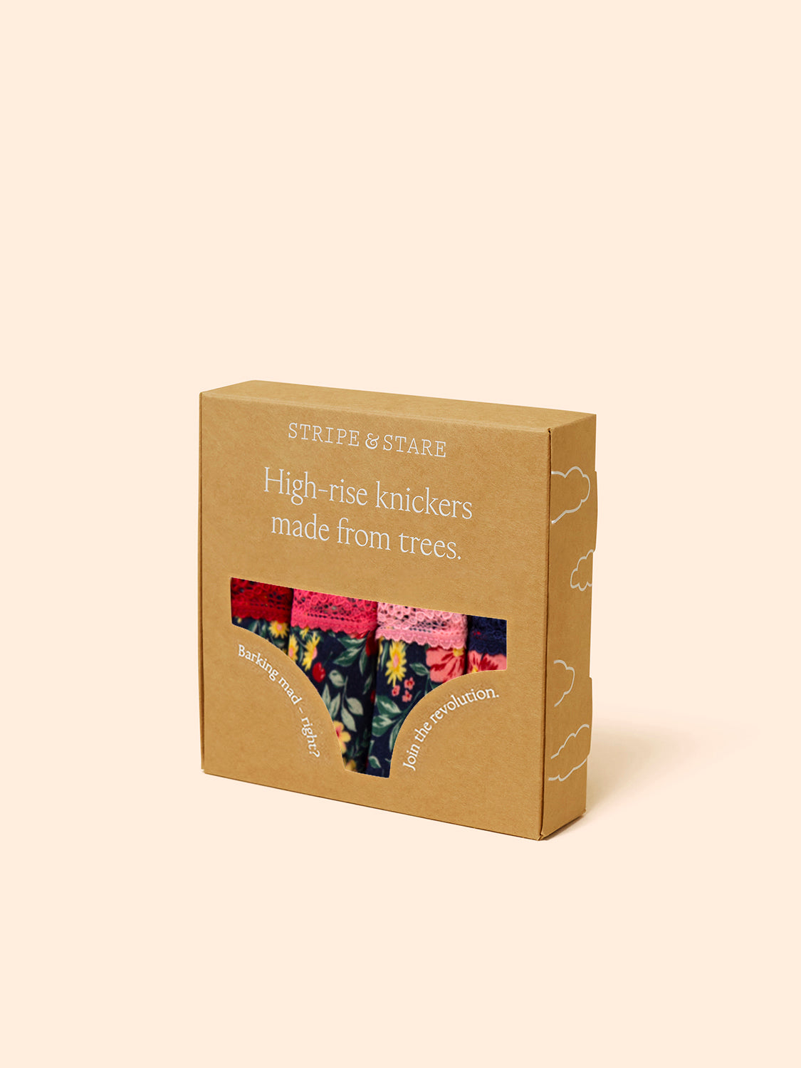 High Rise Knicker Four Pack - Cherry Bloom Wholegood Inter-United Ltd