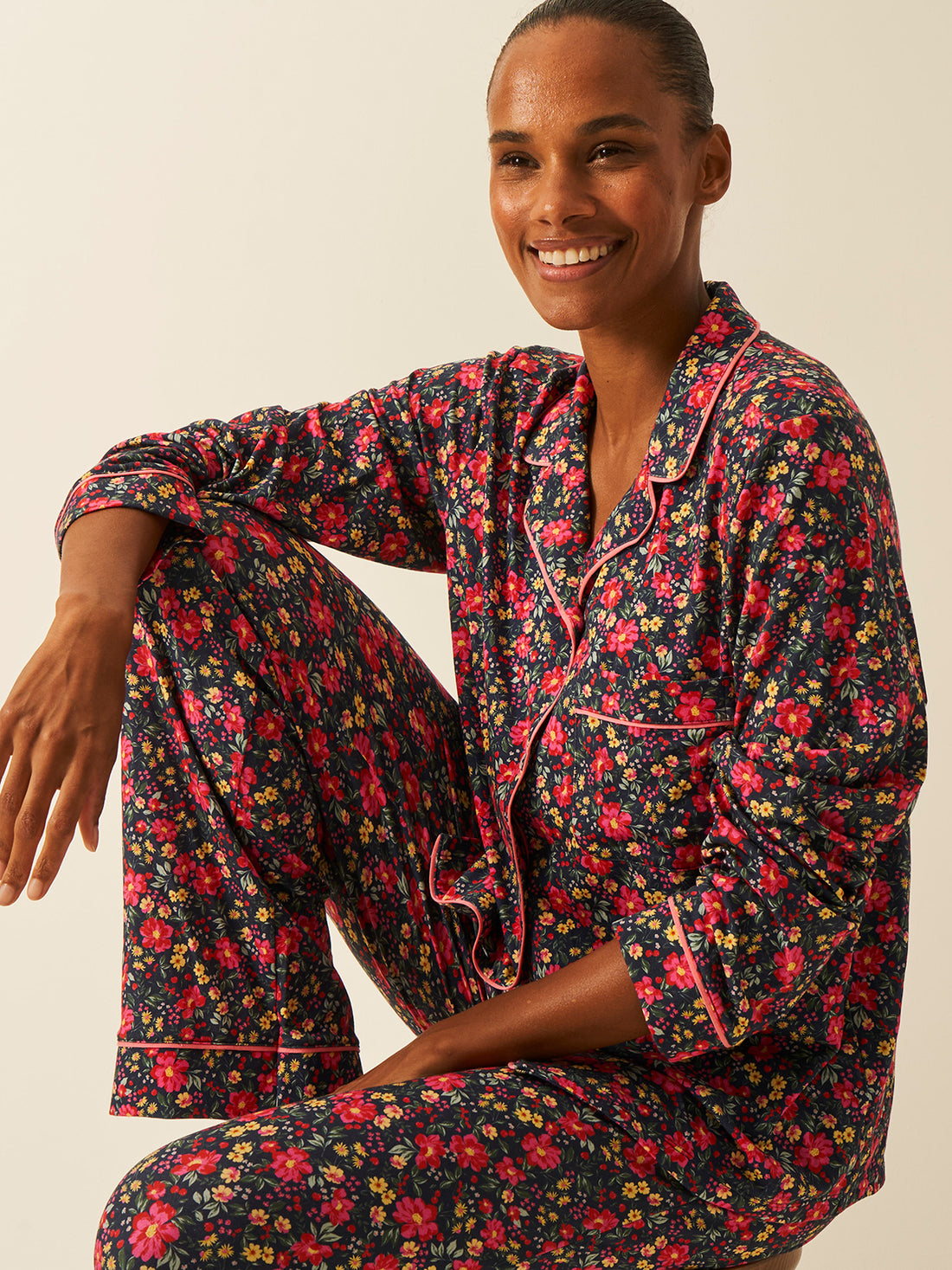 Long Pyjama Set - Cherry Bloom Wholegood Inter-United Ltd