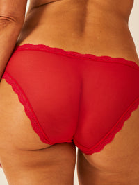 Mesh Original Knicker - Cherry Red Wholegood Inter-United Ltd