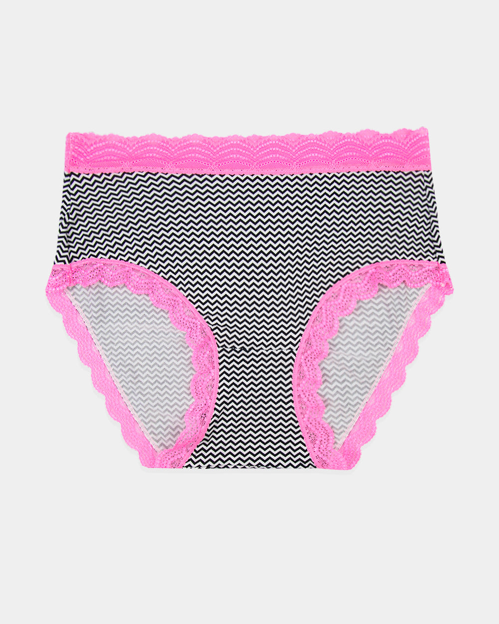 High Rise Knicker - Chevron Stripe & Stare