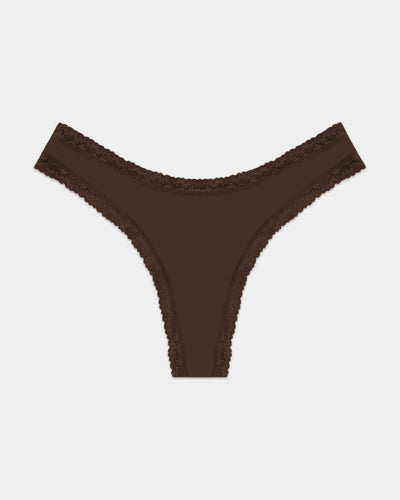 Thong - Chocolate Stripe & Stare