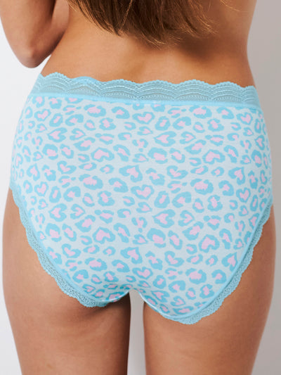 High Rise Knicker - Chameleon Leopard Stripe & Stare®