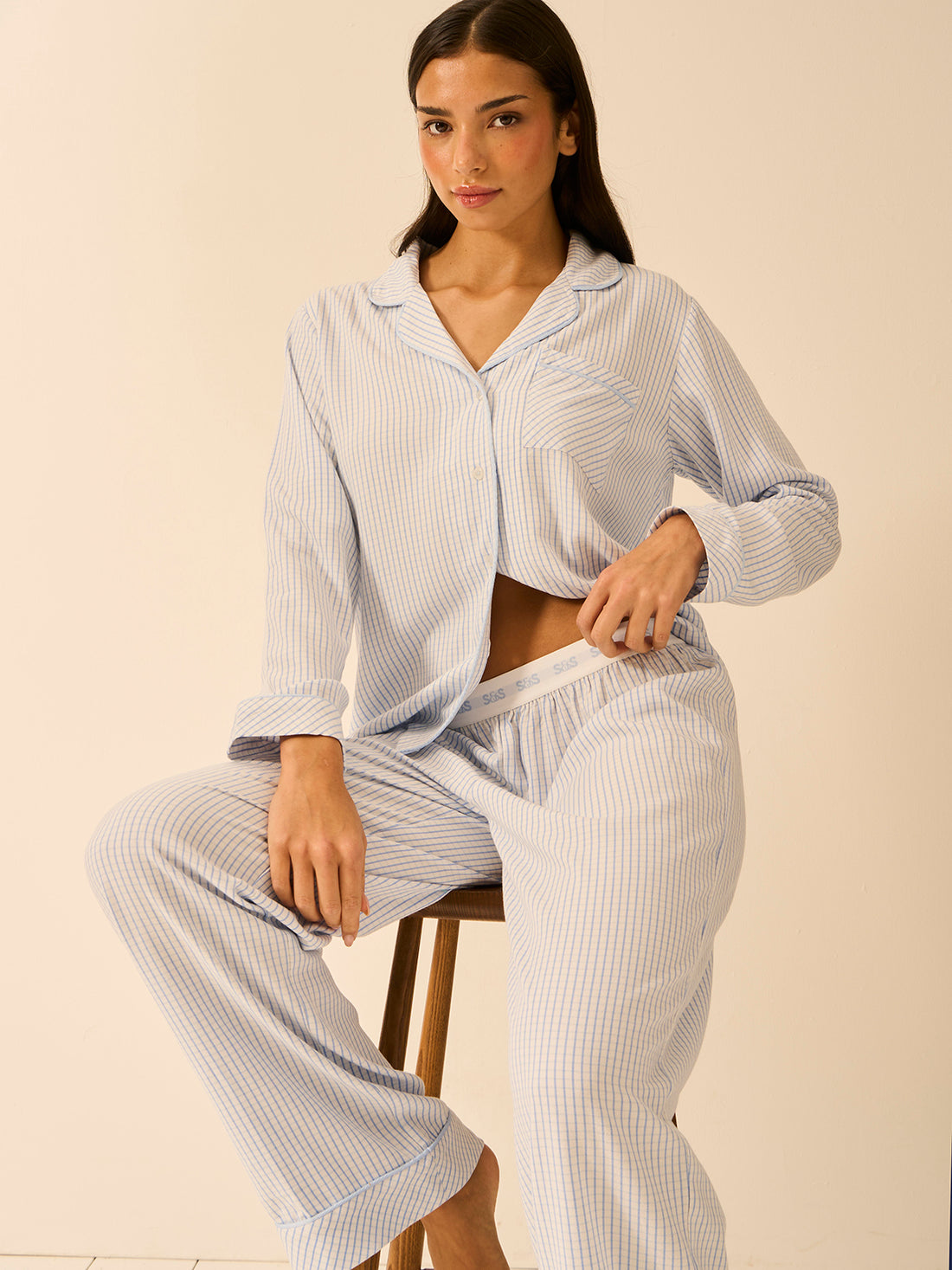 Soft Brushed Woven Pyjama Bottoms - Check Mate