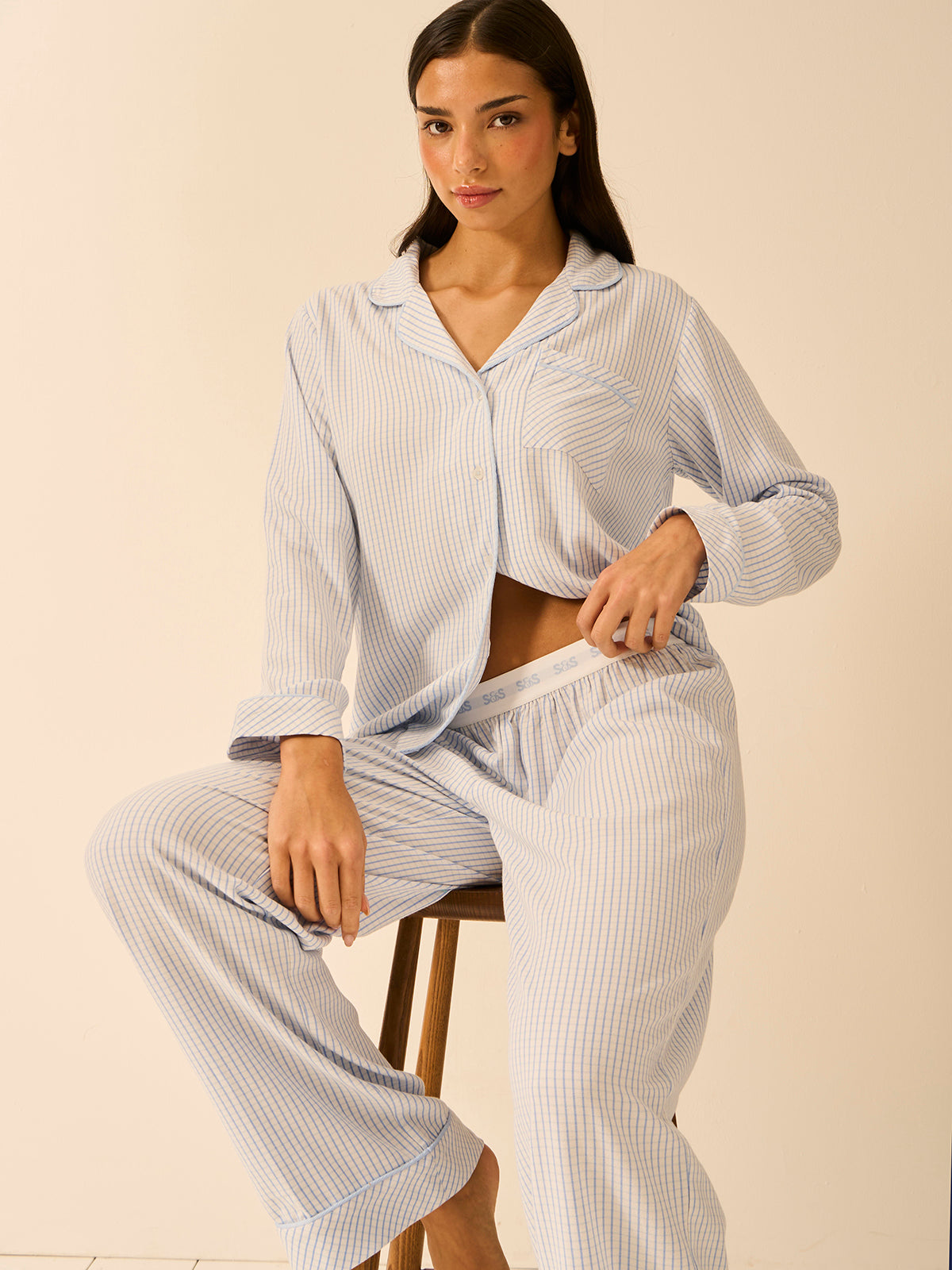 Soft Brushed Woven Pyjama Bottoms - Check Mate