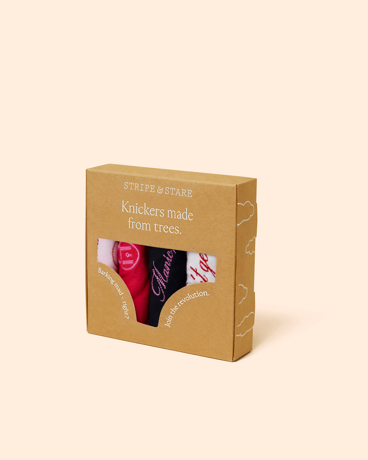The Original Knicker Four Pack - Debute Slogans Charming Garment Enterprises Co