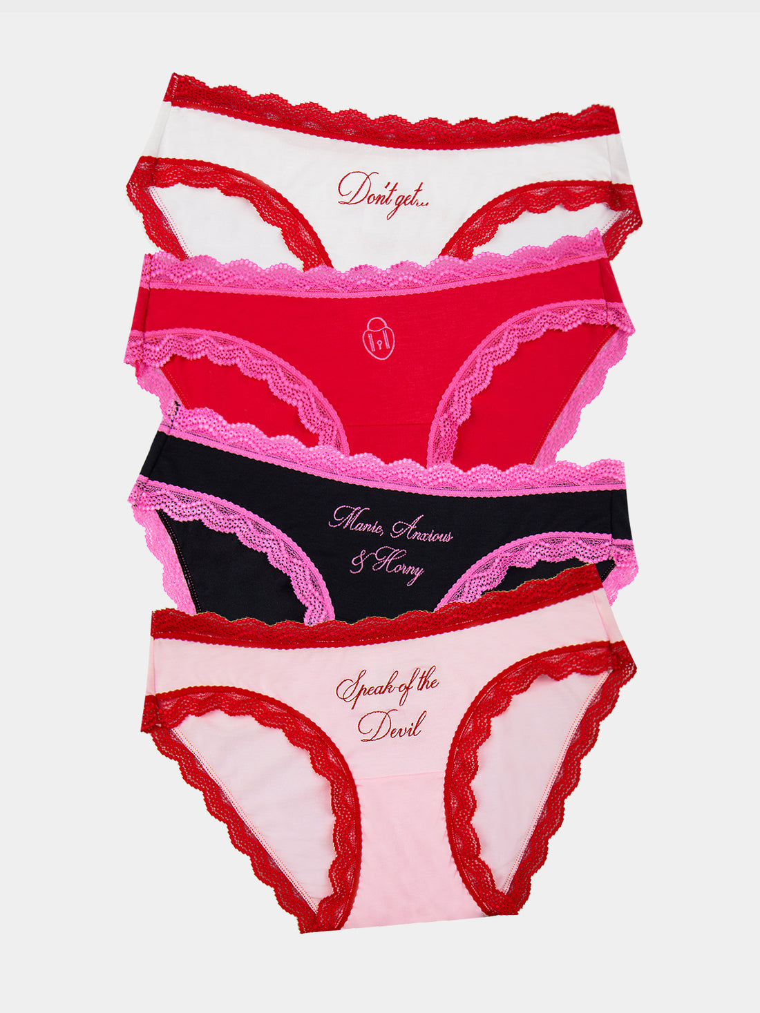 The Original Knicker Four Pack - Debute Slogans Charming Garment Enterprises Co