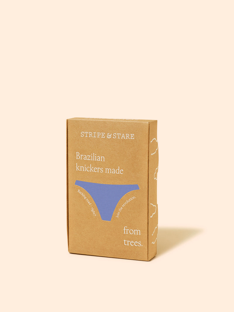 Brazilian Knicker - Denim Blue & Buttercream Wholegood Inter-United Ltd