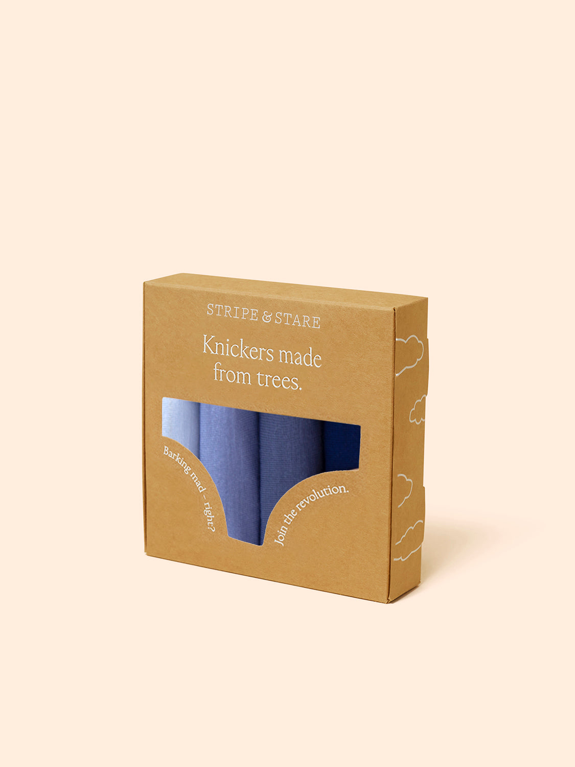 The Original Knicker Four Pack - Denim Blues Wholegood Inter-United Ltd