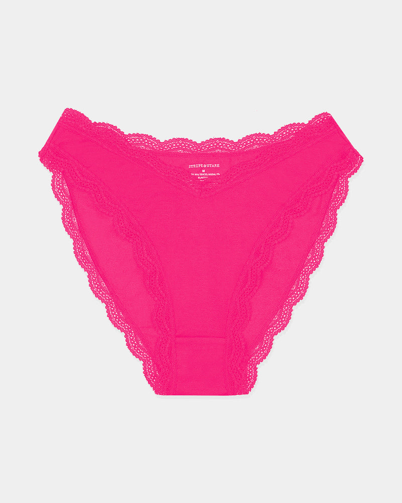Dipped Tanga Knicker - Raspberry Charming Garment Enterprises Co