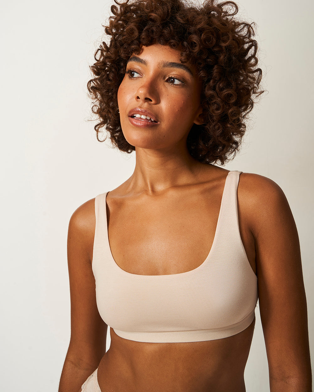 Soft Scoop Bra - Sand Stripe & Stare