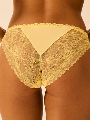 Eco Lace Original Knicker - Lemon Zest