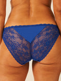 Eco Lace Original Knicker - Azure Blue