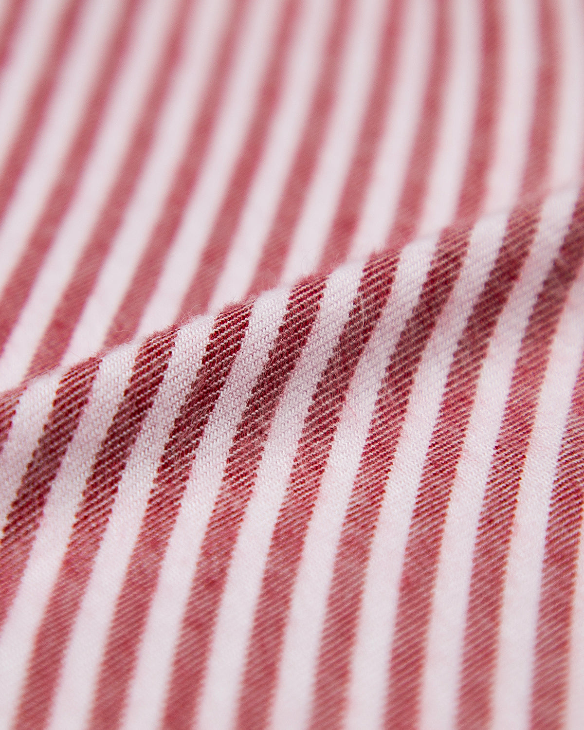 Soft Brushed Woven Pyjama Shorts - Red Stripe Anjos & Lourenco