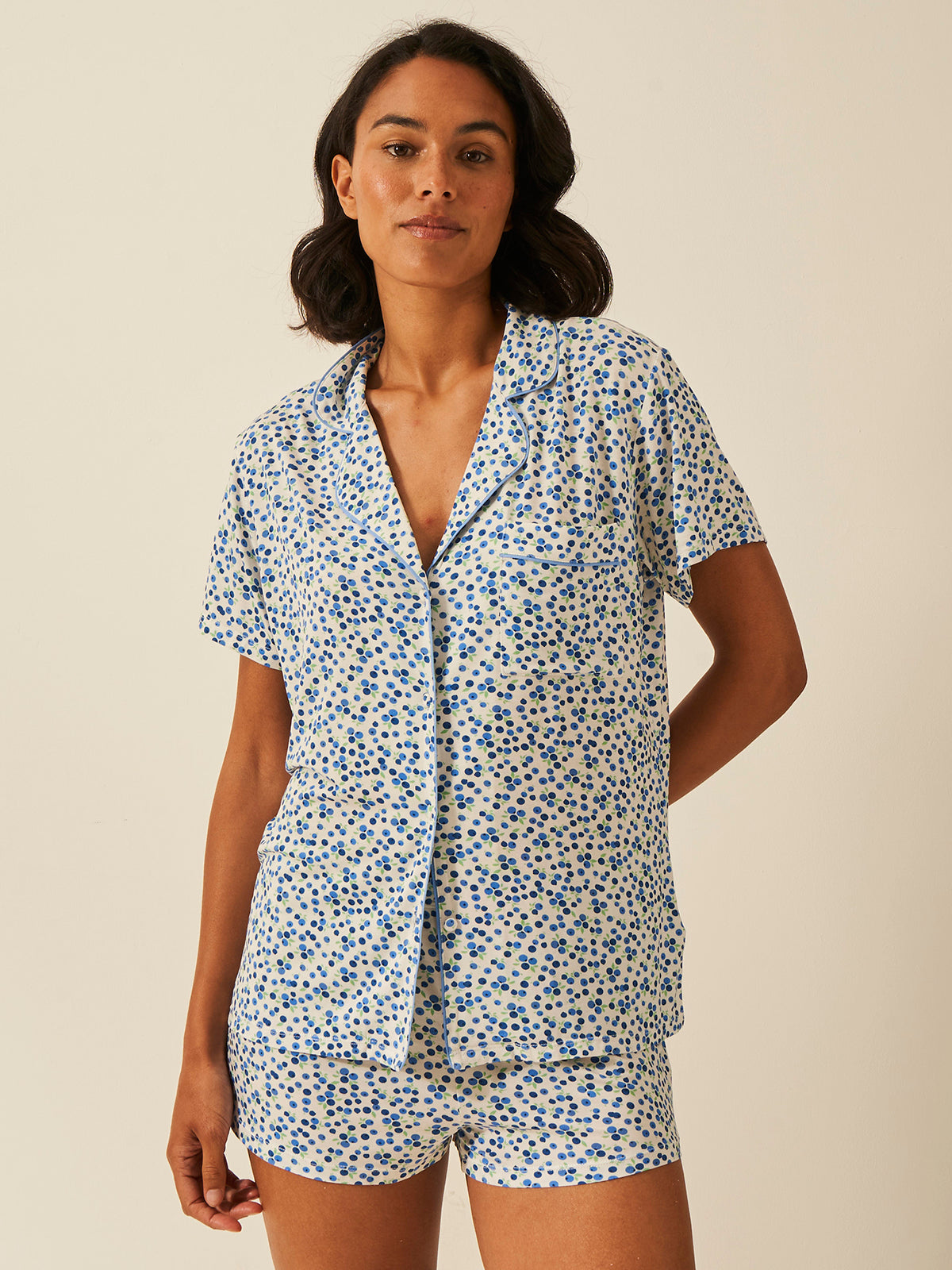 Emily English X S&S Short Pyjama Set - Blueberry Charming Garment Enterprises Co