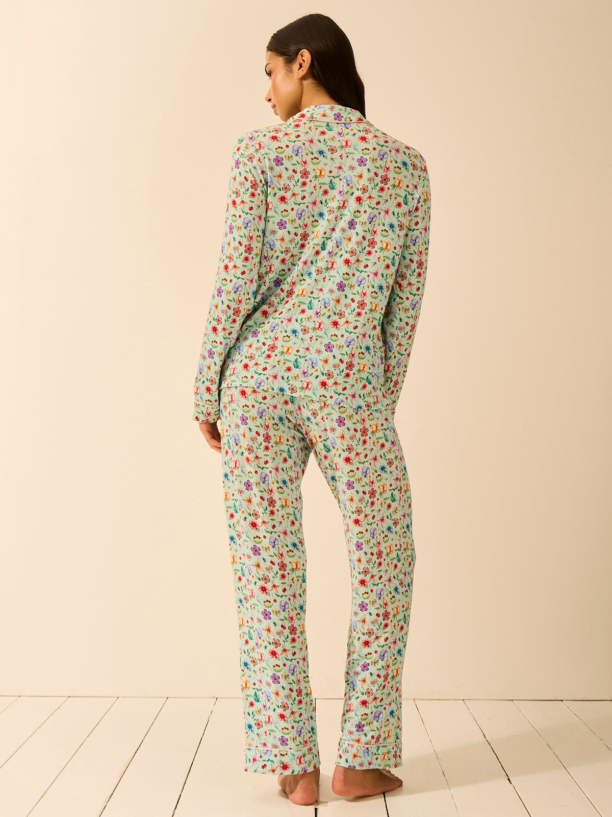Long Pyjama Set - Ethereal Wildflowers