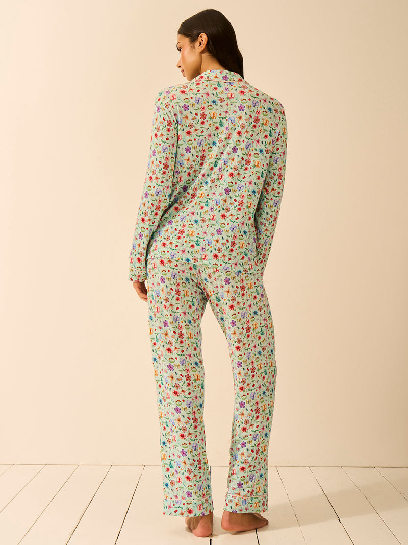 Long Pyjama Set - Ethereal Wildflowers