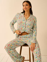 Long Pyjama Set - Ethereal Wildflowers