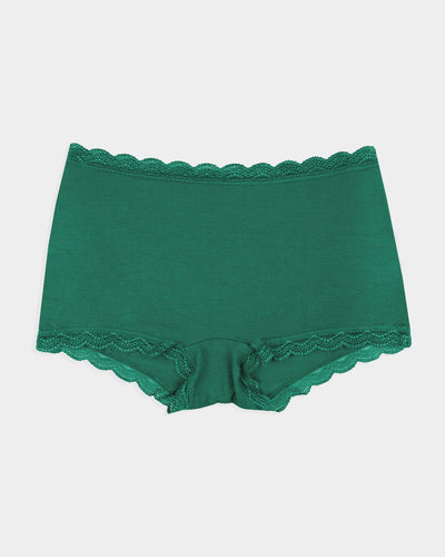 Hipster Knicker - Forest Green Stripe & Stare