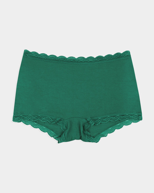 Hipster Knicker - Forest Green Stripe & Stare