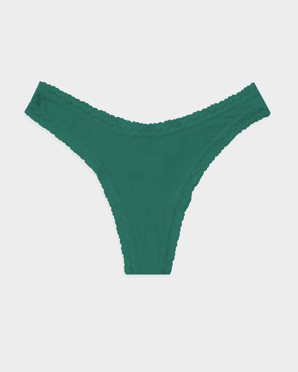 Thong - Forest Green Stripe & Stare