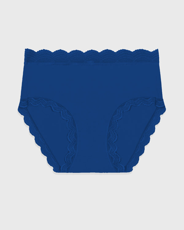High Rise Knicker - French Navy Stripe & Stare