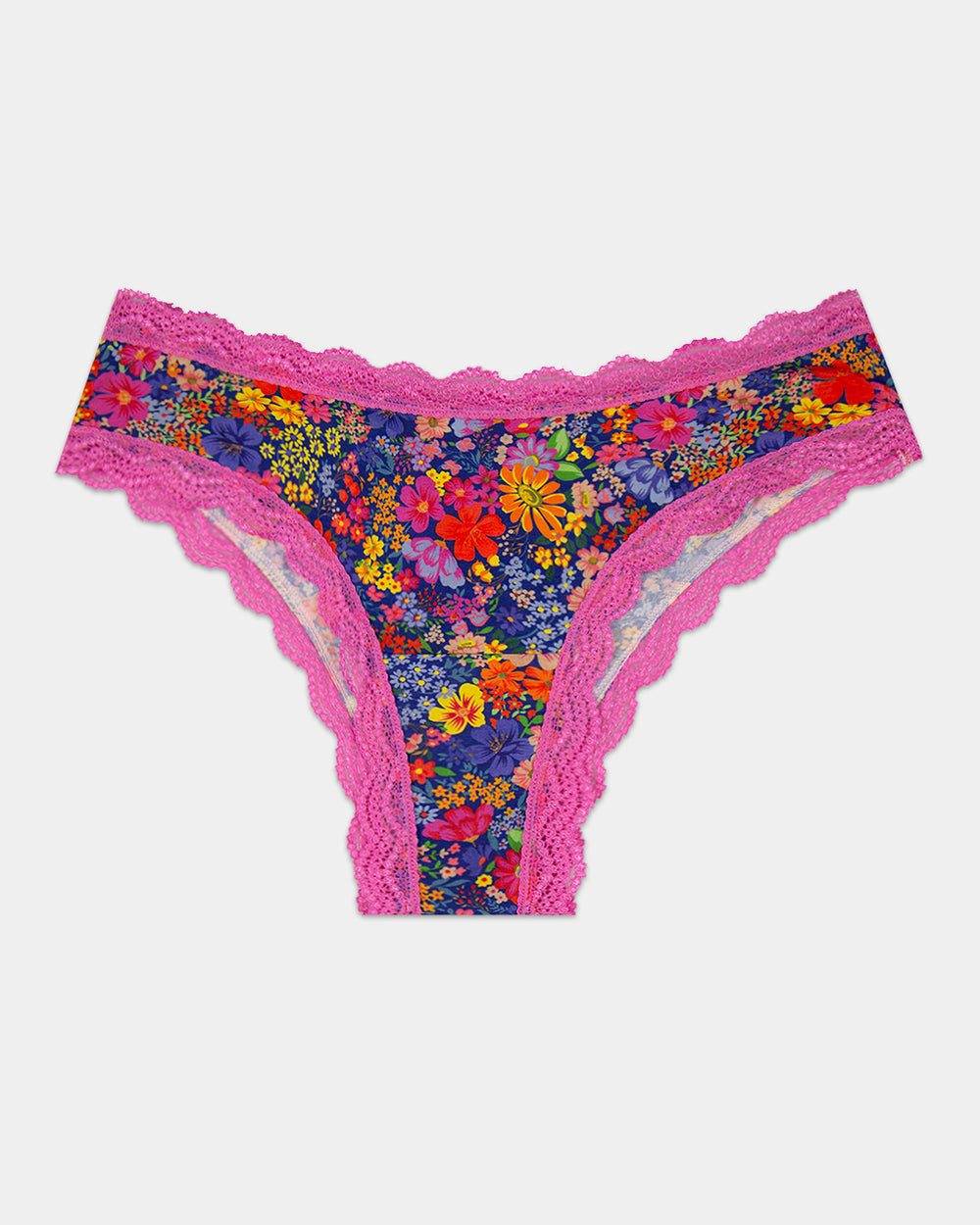 Brazilian Knicker - Full Bloom Stripe & Stare