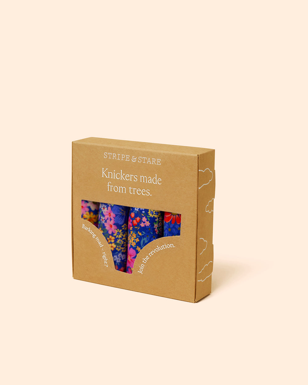 The Original Knicker Four Pack - Full Bloom Stripe & Stare