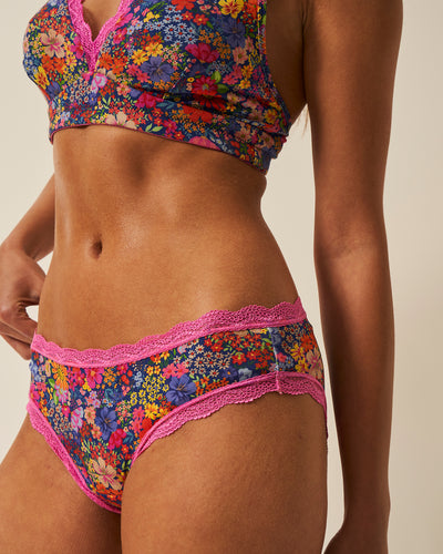 The Original Knicker Four Pack - Full Bloom Stripe & Stare