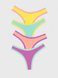 Thong Four Pack - Iridescent Pastel