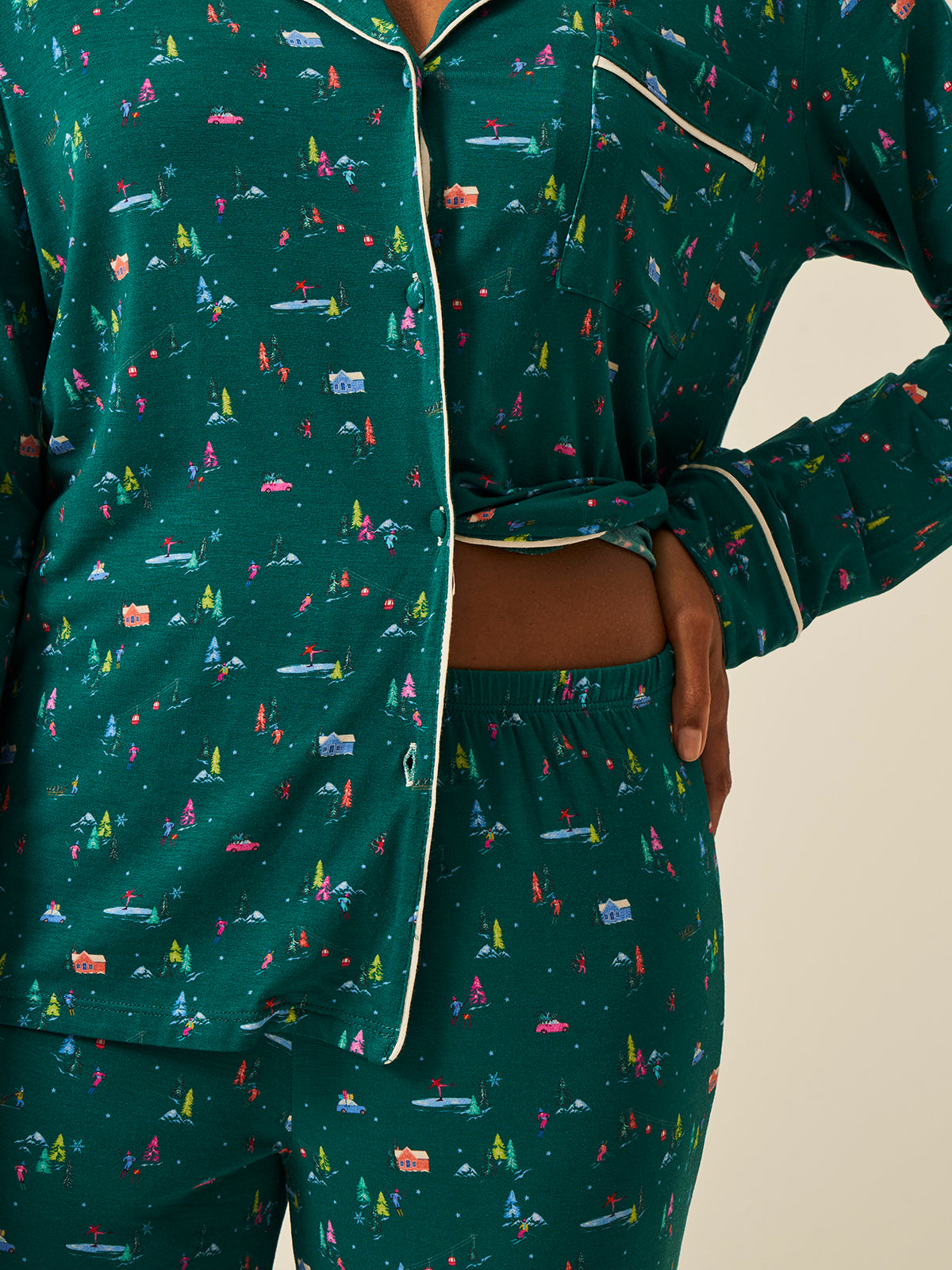 Long Pyjama Set - Gone Skiing