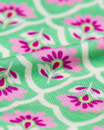 Brazilian Knicker Four Pack - Floral Tile Stripe & Stare