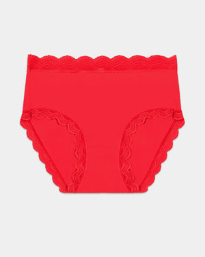 High Rise Knicker - Hibiscus