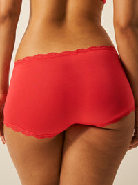 Hipster Knicker - Hibiscus Stripe & Stare