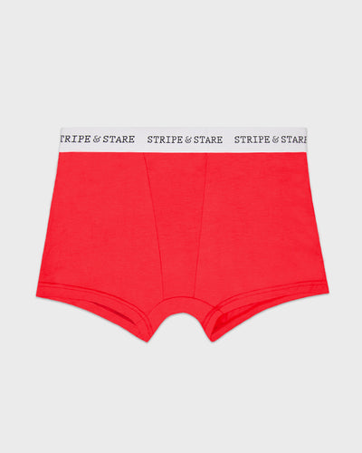 Women's Boxer - Hibiscus Stripe & Stare