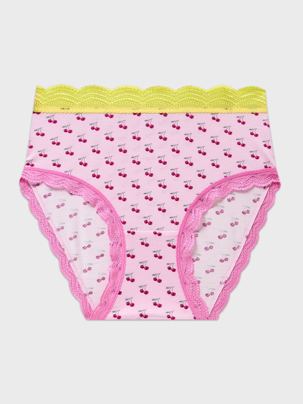 High Rise Knicker - Cherry Baby