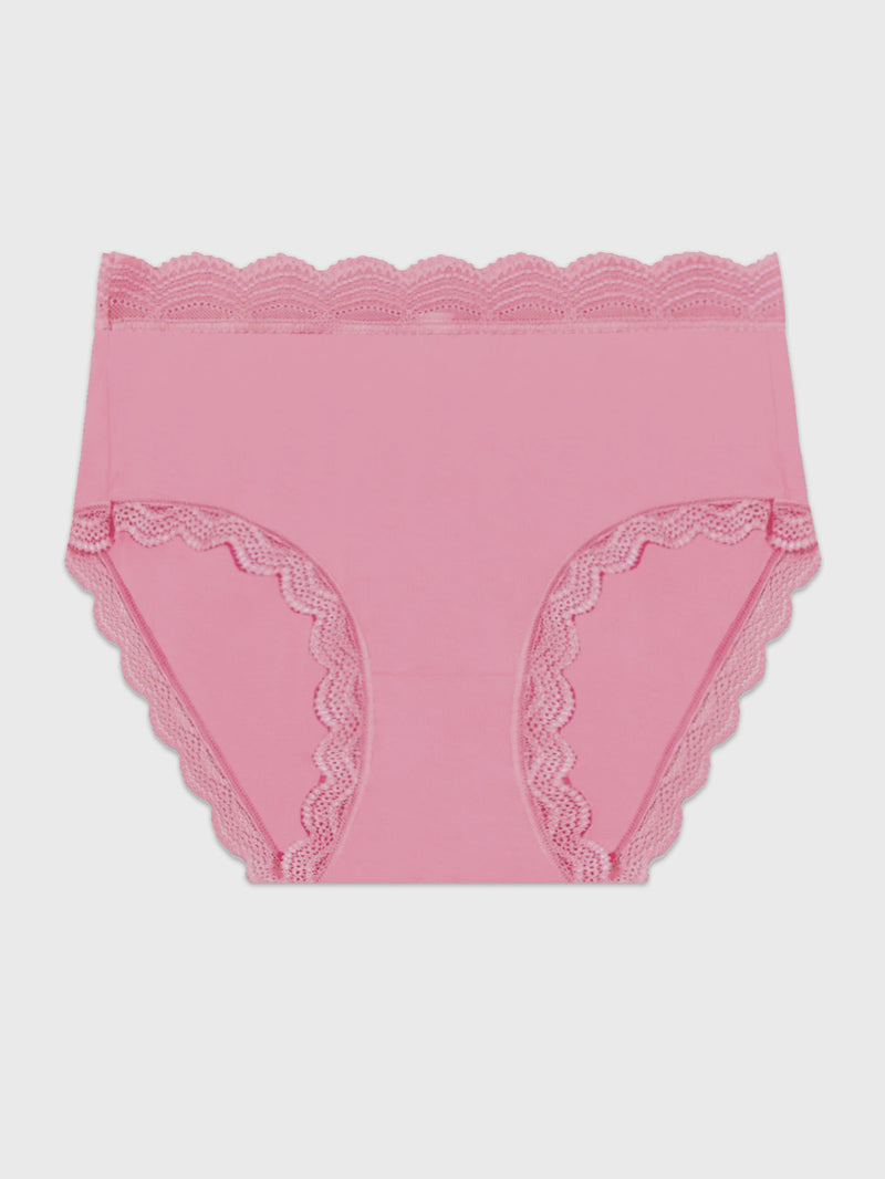 High Rise Knicker - Dusky Pink