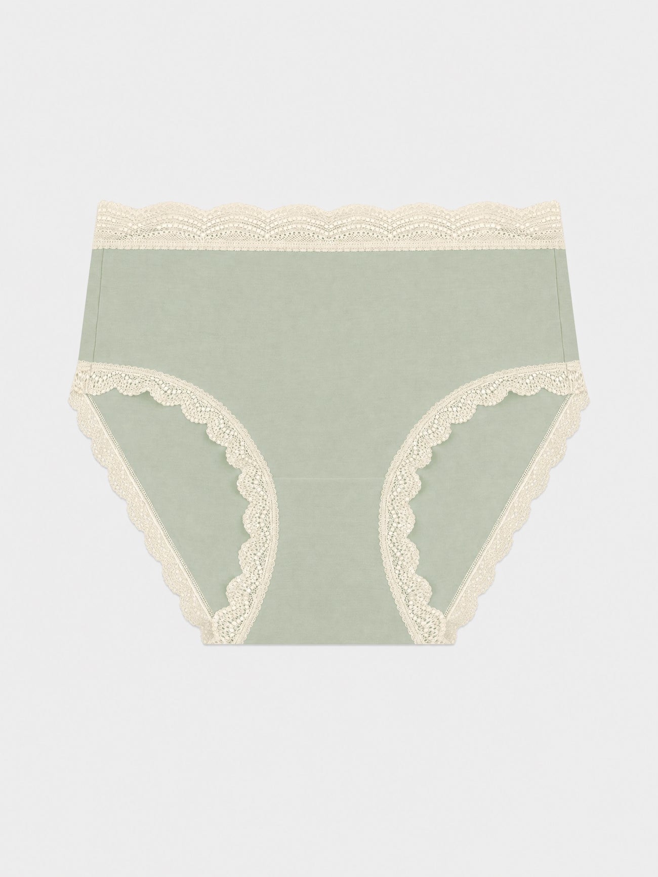 High Rise Knicker - Eucalyptus Pastels