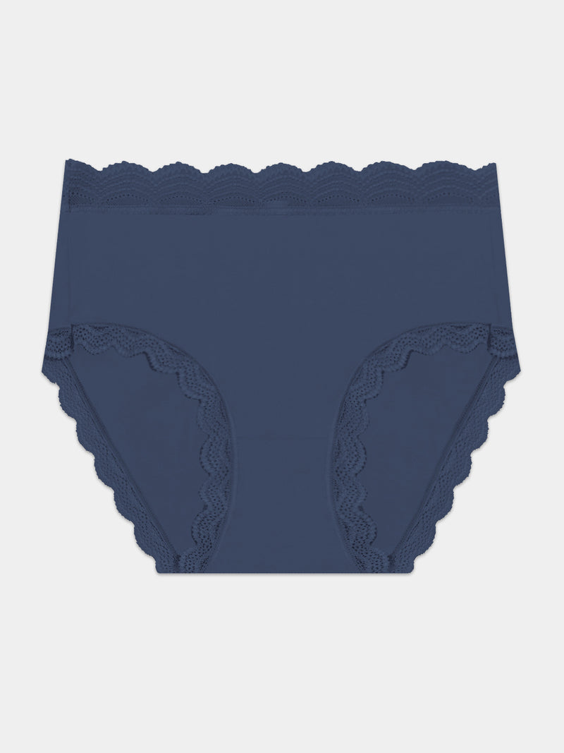 High Rise Knicker - Indigo Blue