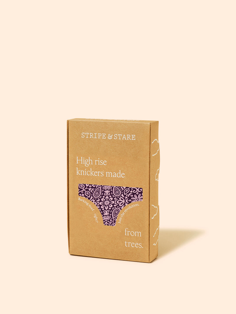 High Rise Knicker - Arts Floral